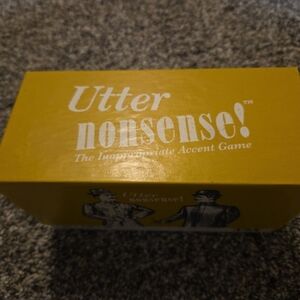 Utter Nonsense Naughty Edition COMPLETE 2015 Party Cards Silly Accents